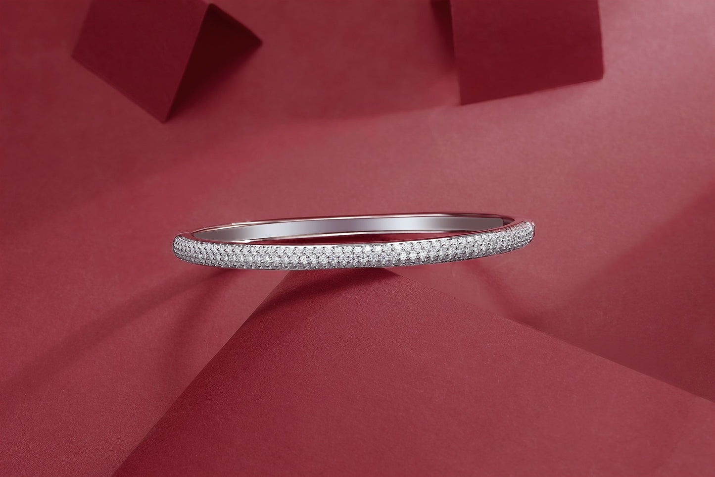 Light Luxury Diamond Silver Bracelet